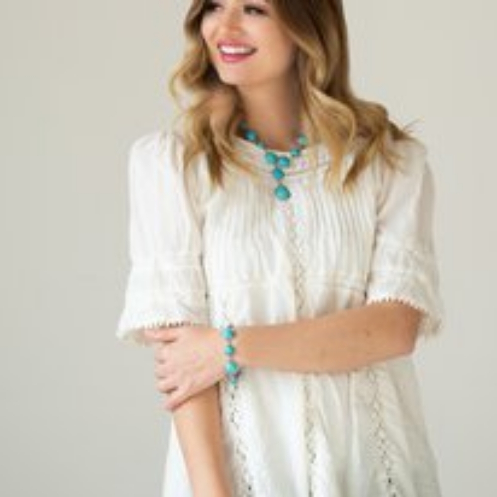 Paparazzi Jewelry 2 piece Turquoise Set